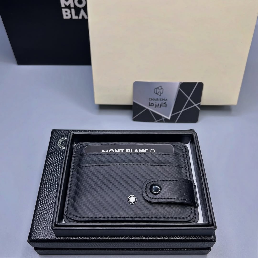 جاکارتی مـون بلان مدل بغل دکمه خور Montblanc Cardholder Hardbox