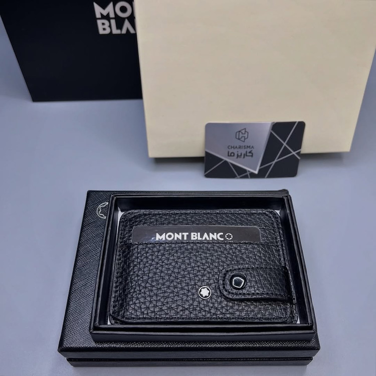 جاکارتی مـون بلان مدل بغل دکمه خور Montblanc Cardholder Hardbox