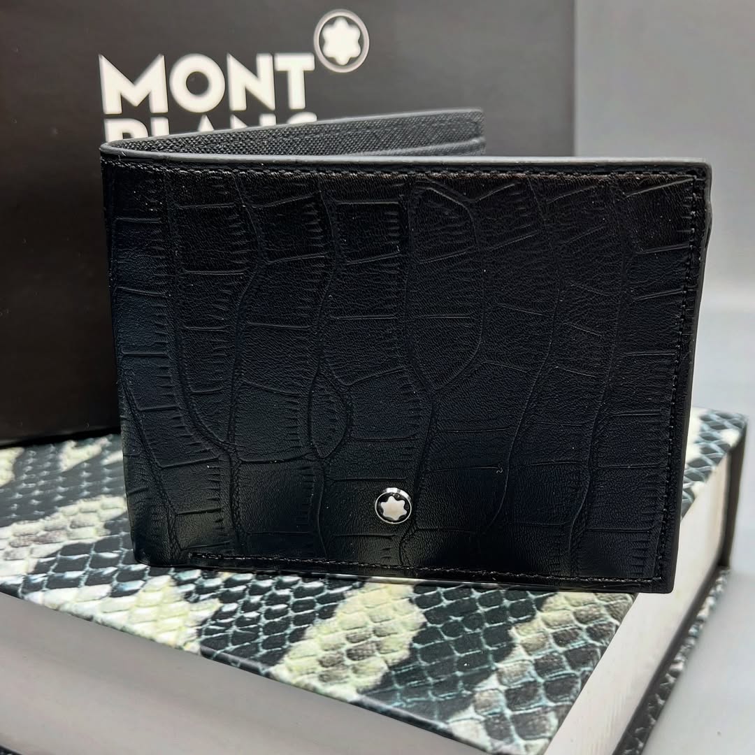 کیف پول مون بلان / کیف پول جیبی چرم مردانه مونتبلان مسترکوالیتی هاردباکس