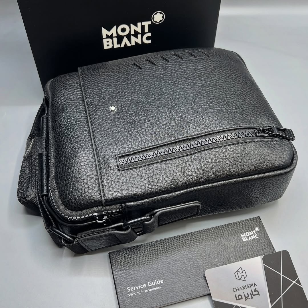 کیف رودوشی چرم طبیعی مون بلان / کیف رودوشی MONTBLANC