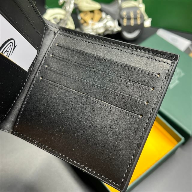 کیف پول مشکی قهوه ای گویارد مشابه اصلی فول پک Goyard wallet Brown black