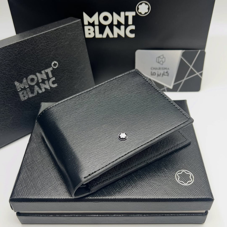 کیف پول مردانه مون بلان / کیف پول چرم مونت بلان / Montblanc Wallet