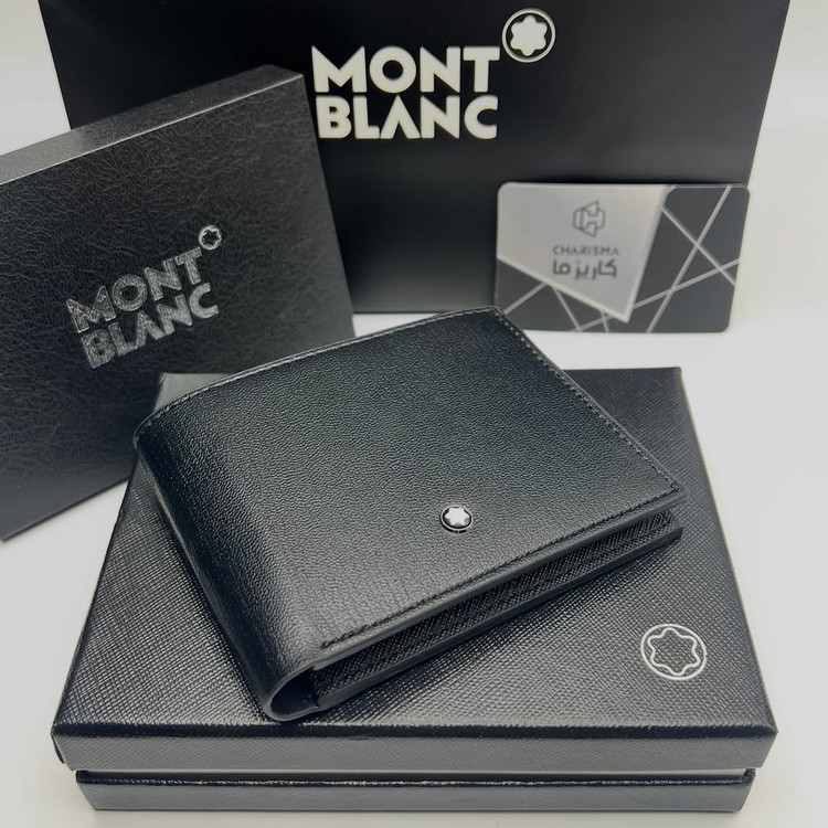 کیف پول مردانه مون بلان / کیف پول چرم مونت بلان / Montblanc Wallet