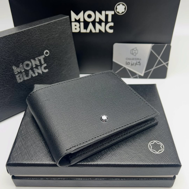 کیف پول مردانه مون بلان / کیف پول چرم مونت بلان / Montblanc Wallet