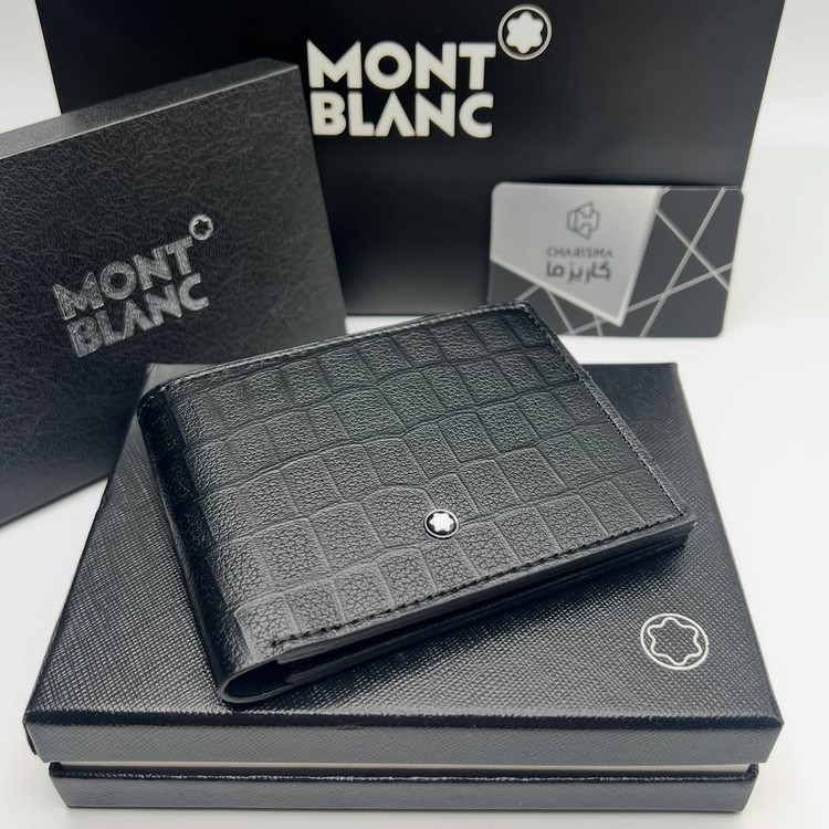 کیف پول مردانه مون بلان / کیف پول چرم مونت بلان / Montblanc Wallet