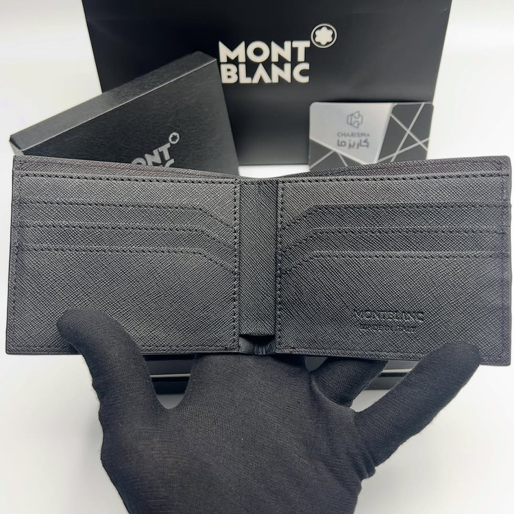 کیف پول مردانه مون بلان / کیف پول چرم مونت بلان / Montblanc Wallet