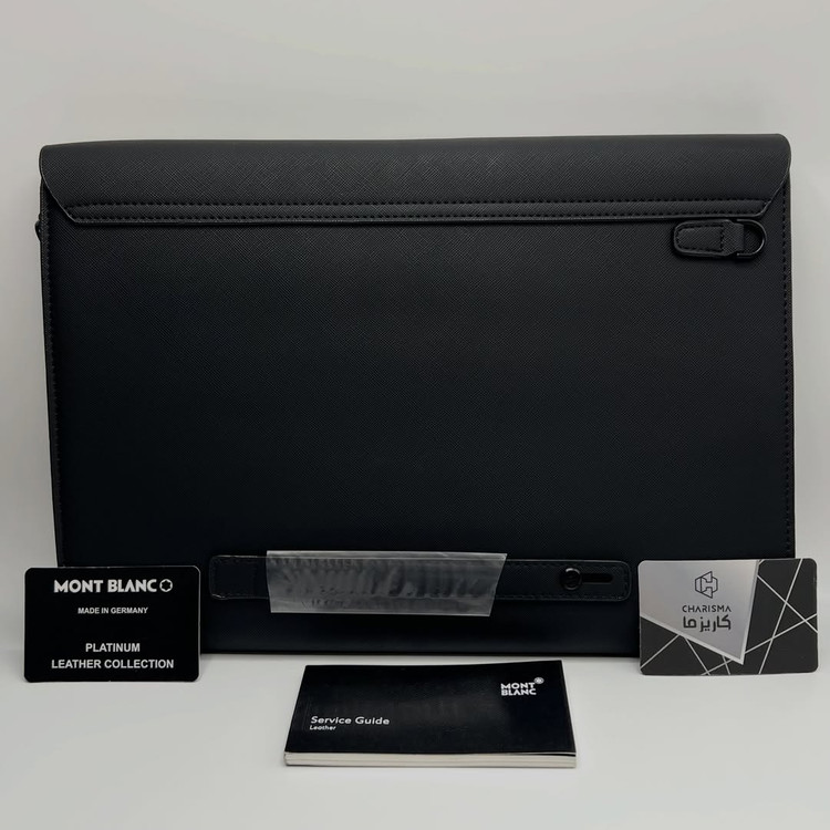 فولدر بگ چرم مردانه برند مون بلان MONTBLANC SURFACE
