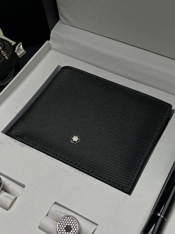 ست باکس هدیه مردانه فول پک پرمیوم کوالیتی ۳تکه از برند مون بلان / MONTBLANC SET GIFT BOX