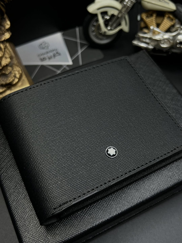MONTBLANC WALLET / کیف پول چرم مردانه مدل جیبی برند مونتبلانک