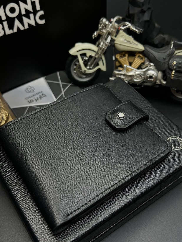 MONTBLANC WALLET / کیف پول چرم مردانه مدل جیبی برند مونتبلانک