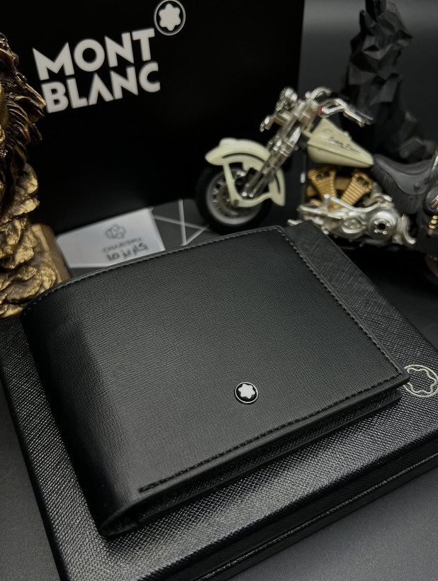 MONTBLANC WALLET / کیف پول چرم مردانه مدل جیبی برند مونتبلانک