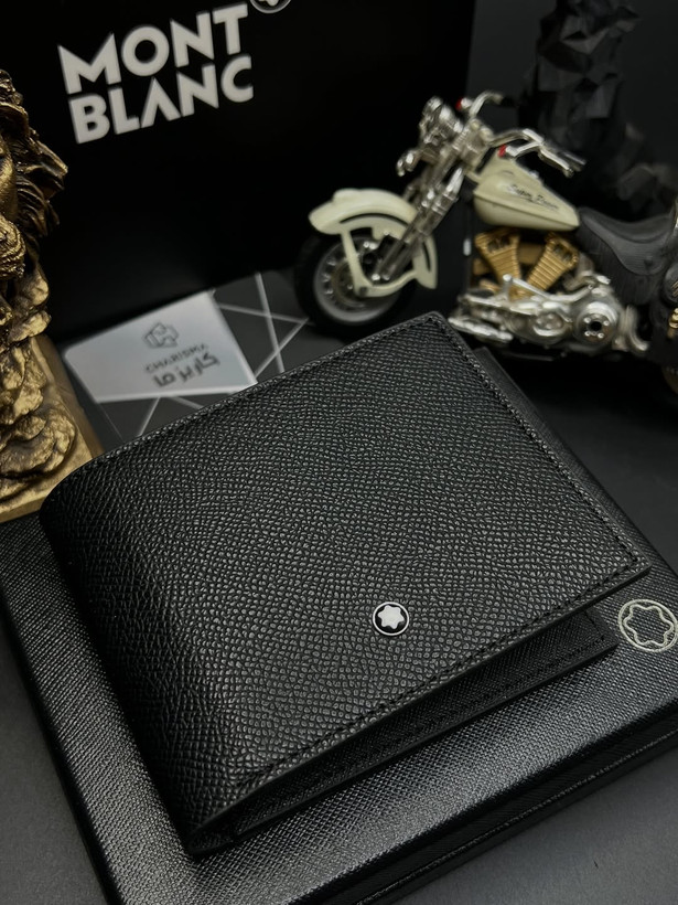 MONTBLANC WALLET / کیف پول چرم مردانه مدل جیبی برند مونتبلانک