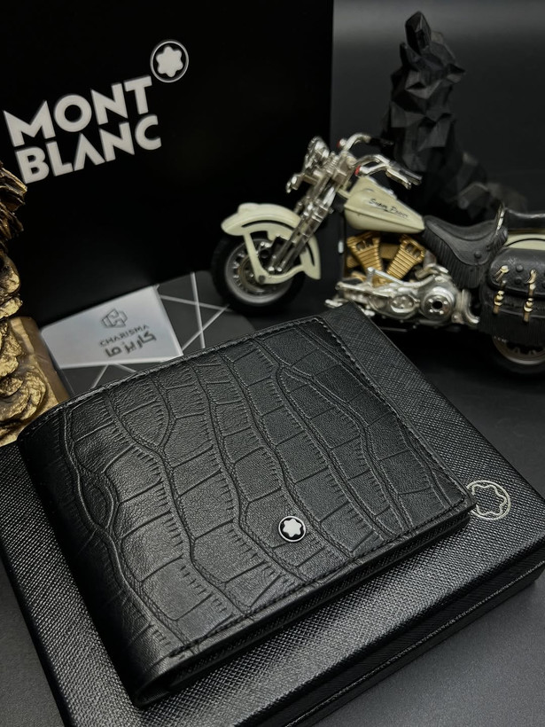 MONTBLANC WALLET / کیف پول چرم مردانه مدل جیبی برند مونتبلانک
