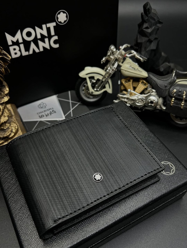 MONTBLANC WALLET / کیف پول چرم مردانه مدل جیبی برند مونتبلانک