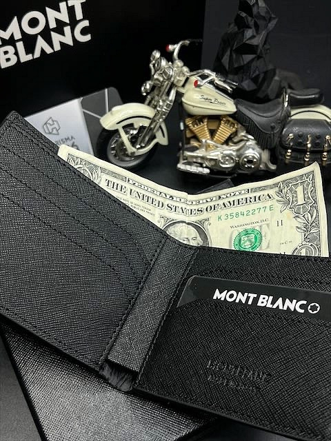 MONTBLANC WALLET / کیف پول چرم مردانه مدل جیبی برند مونتبلانک
