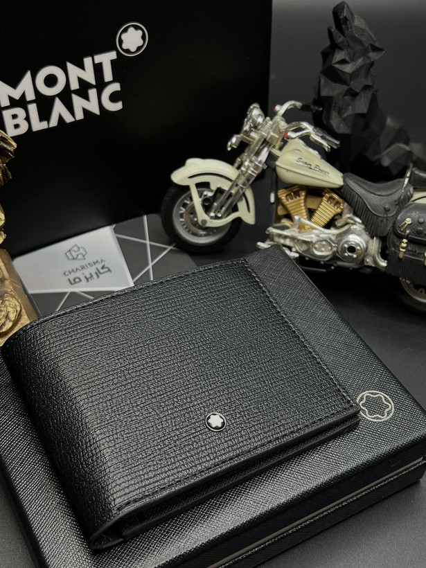 MONTBLANC WALLET / کیف پول چرم مردانه مدل جیبی برند مونتبلانک