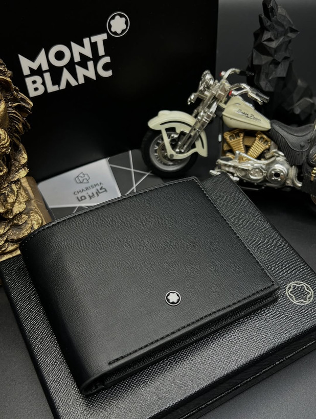 MONTBLANC WALLET / کیف پول چرم مردانه مدل جیبی برند مونتبلانک