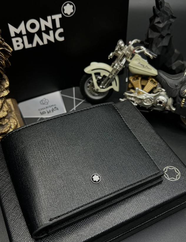 MONTBLANC WALLET / کیف پول چرم مردانه مدل جیبی برند مونتبلانک