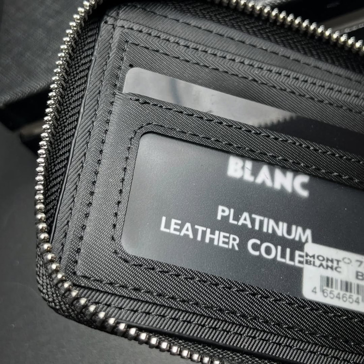 کیف پول جیبی مردانه چرم طبیعی مونت بلان / MONTBLANC WALLET FOR MEN