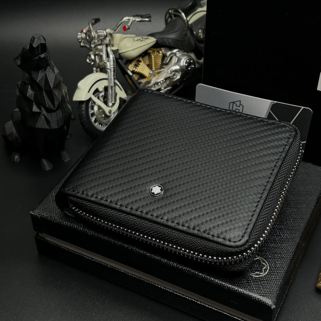 کیف پول جیبی مردانه چرم طبیعی مونت بلان / MONTBLANC WALLET FOR MEN