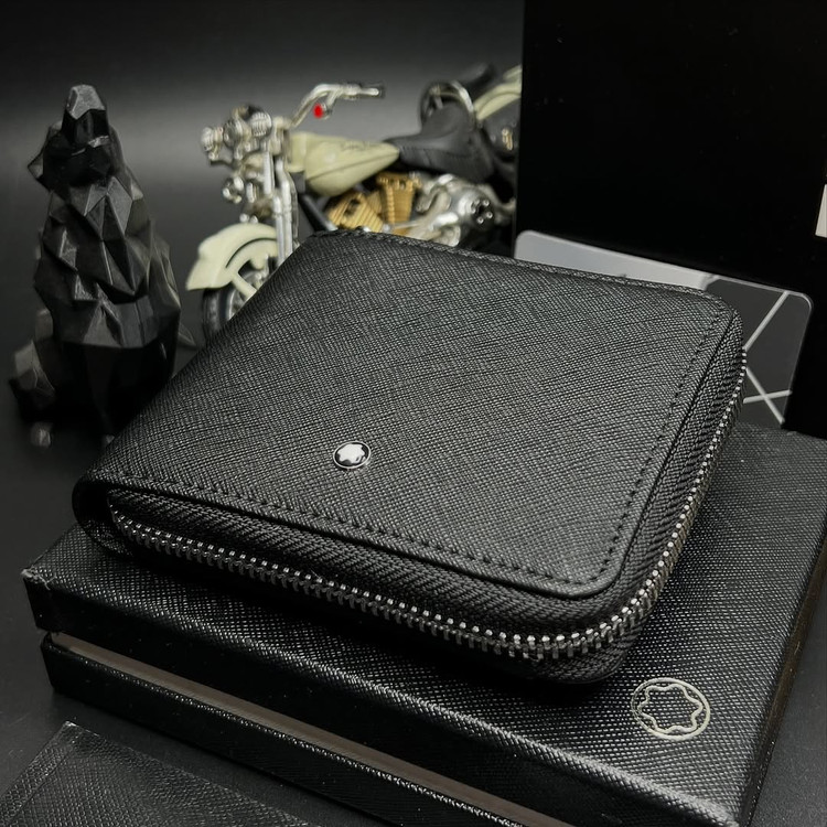 کیف پول جیبی مردانه چرم طبیعی مونت بلان / MONTBLANC WALLET FOR MEN