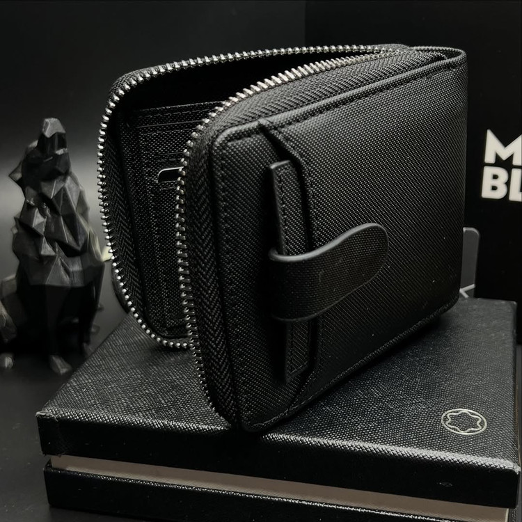 کیف پول جیبی مردانه چرم طبیعی مونت بلان / MONTBLANC WALLET FOR MEN