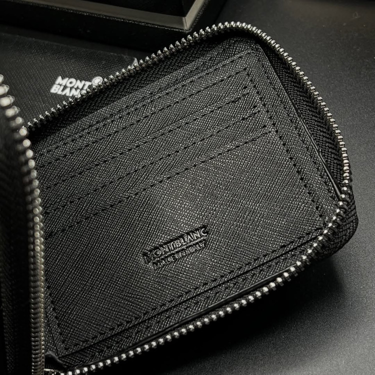 کیف پول جیبی مردانه چرم طبیعی مونت بلان / MONTBLANC WALLET FOR MEN