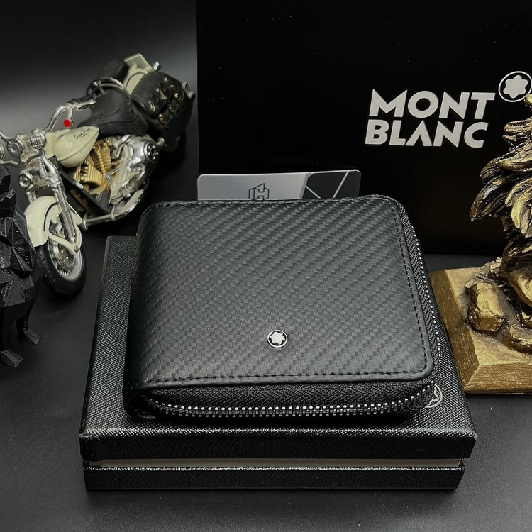 کیف پول جیبی مردانه چرم طبیعی مونت بلان / MONTBLANC WALLET FOR MEN