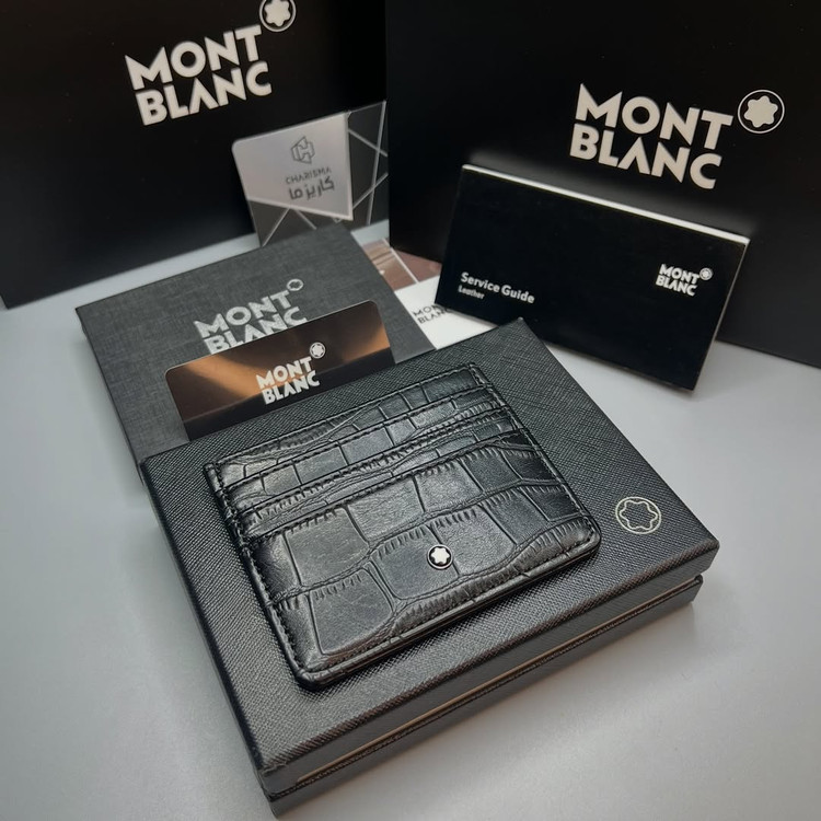 جاکارتی مردانه چرم مونت بلان / MONTBLANC CARDHOLDER