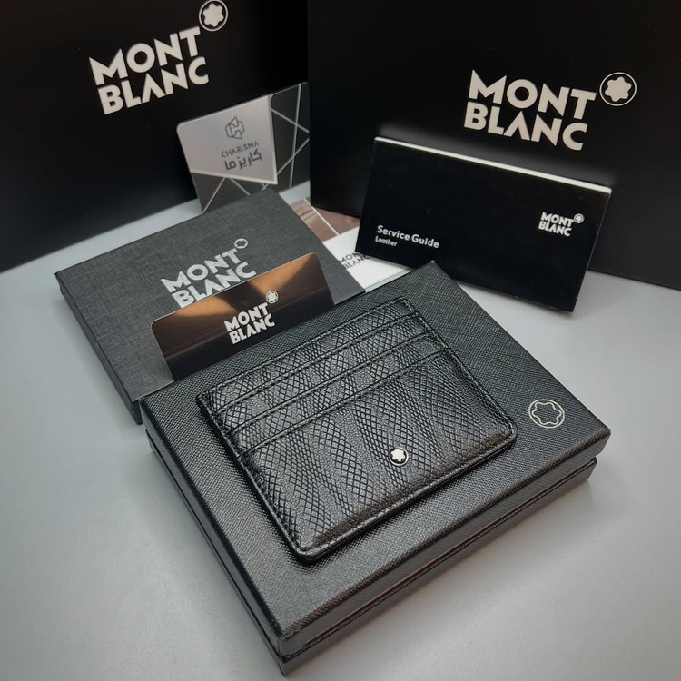 جاکارتی مردانه چرم مونت بلان / MONTBLANC CARDHOLDER