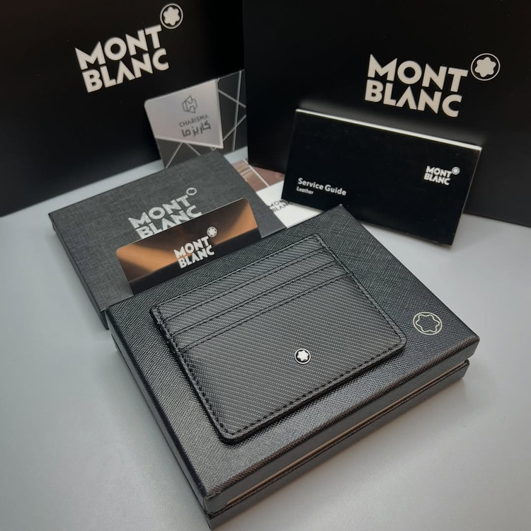 جاکارتی مردانه چرم مونت بلان / MONTBLANC CARDHOLDER