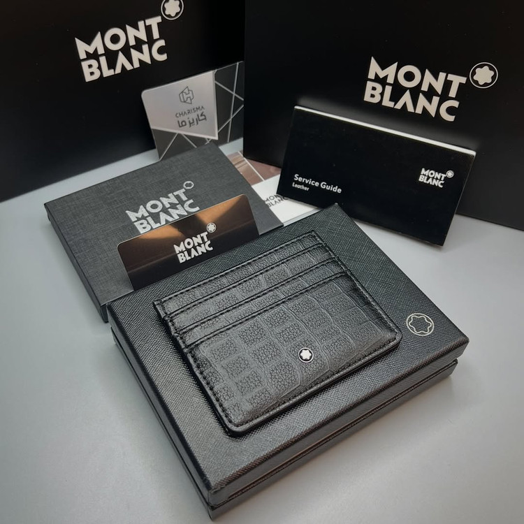 جاکارتی مردانه چرم مونت بلان / MONTBLANC CARDHOLDER