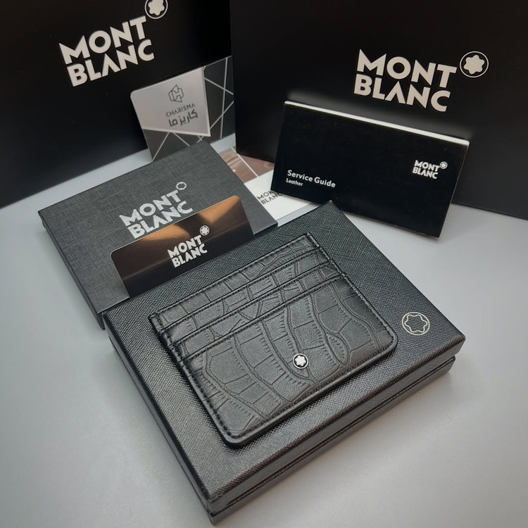 جاکارتی مردانه چرم مونت بلان / MONTBLANC CARDHOLDER