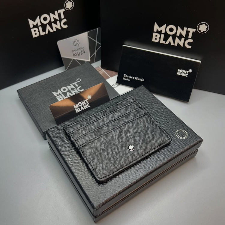 جاکارتی مردانه چرم مونت بلان / MONTBLANC CARDHOLDER