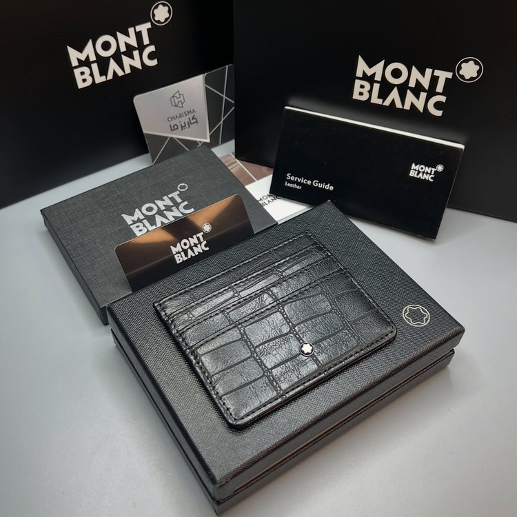 جاکارتی مردانه چرم مونت بلان / MONTBLANC CARDHOLDER