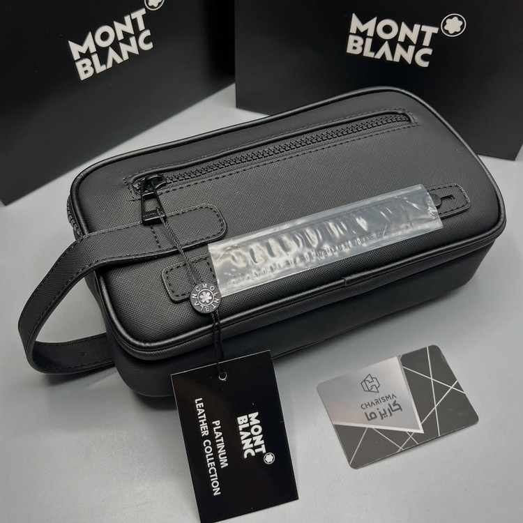 شوزبگ چرم مردانه برند مونبلان استایل مردانه لاکچری MONTBLANC LUXURY