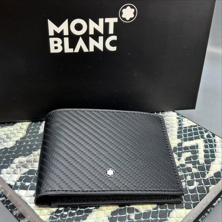 کیف پول جیبی مردانه چرم مونت بلان / Montblanc Wallet natural leather