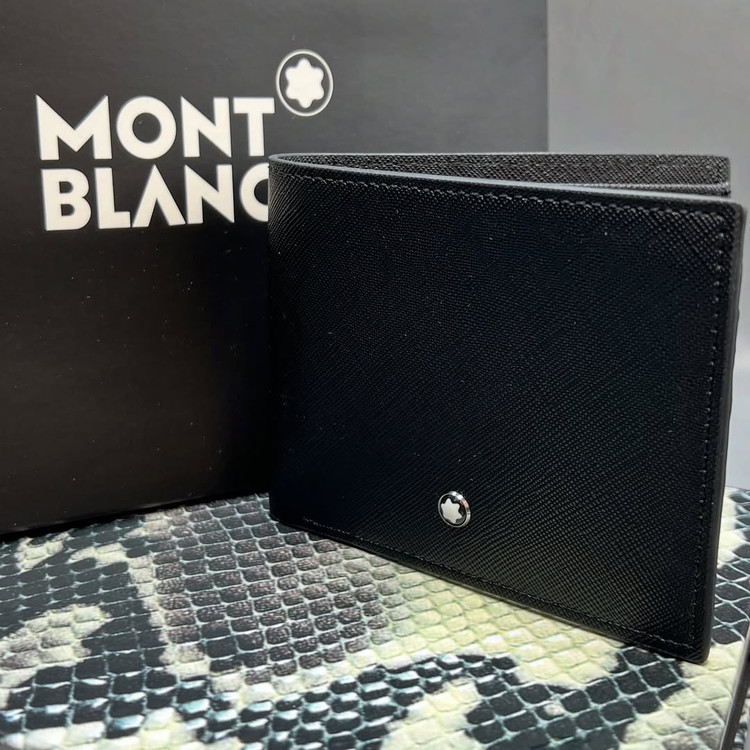 کیف پول جیبی مردانه چرم مونت بلان / Montblanc Wallet natural leather