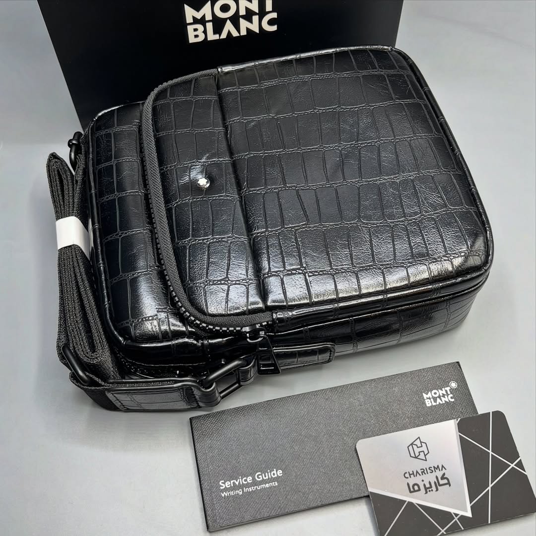کیف رودوشی مون بلان چرم طبیعی / MONTBLANC BAG