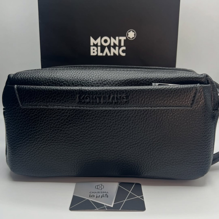 کیف دستی اقایان شوزبگ چرم برند مون بلان | Montblanc Shoes bag