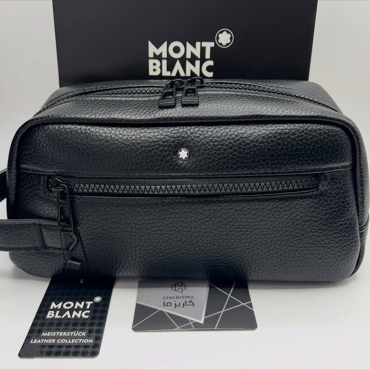 واشبگ شوزبگ مونتبلان | کیف اقایان چرم مردانه تک زیپ Montblanc
