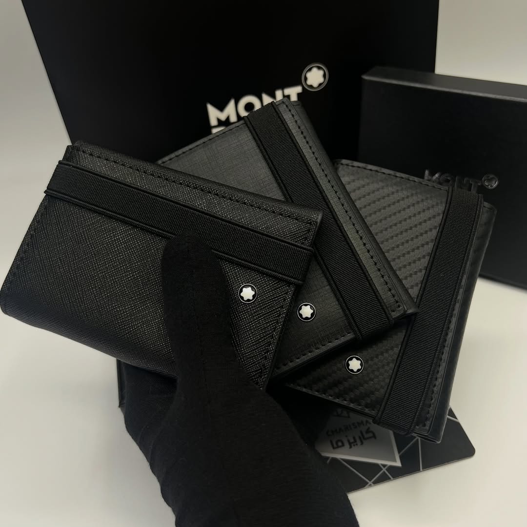 جاکارتی و کیف پول دورکش Montblanc